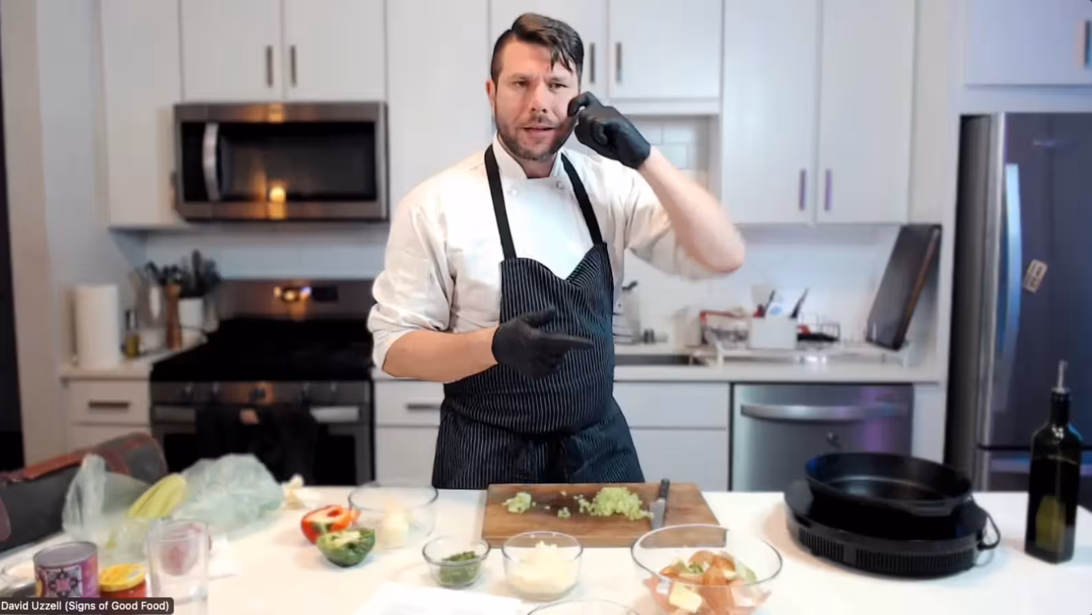 Virtual cooking class